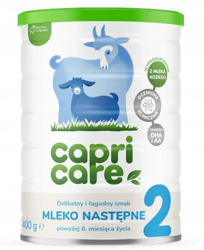 Capricare CAPRI Care 2 dvipakelis (2x400g) ožkos pienas nuo 6 mėn.