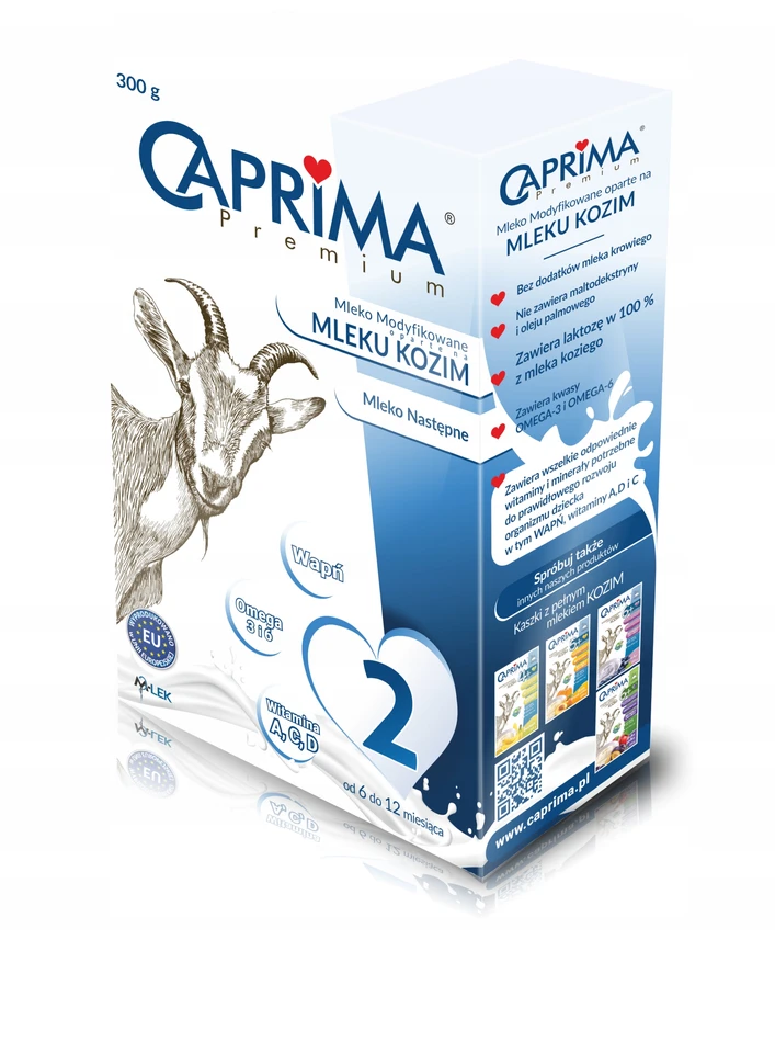 Caprima Premium 2 kito pieno 6-12 m 300g