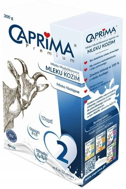 Caprima Premium 2 kito pieno 6-12 m 300g