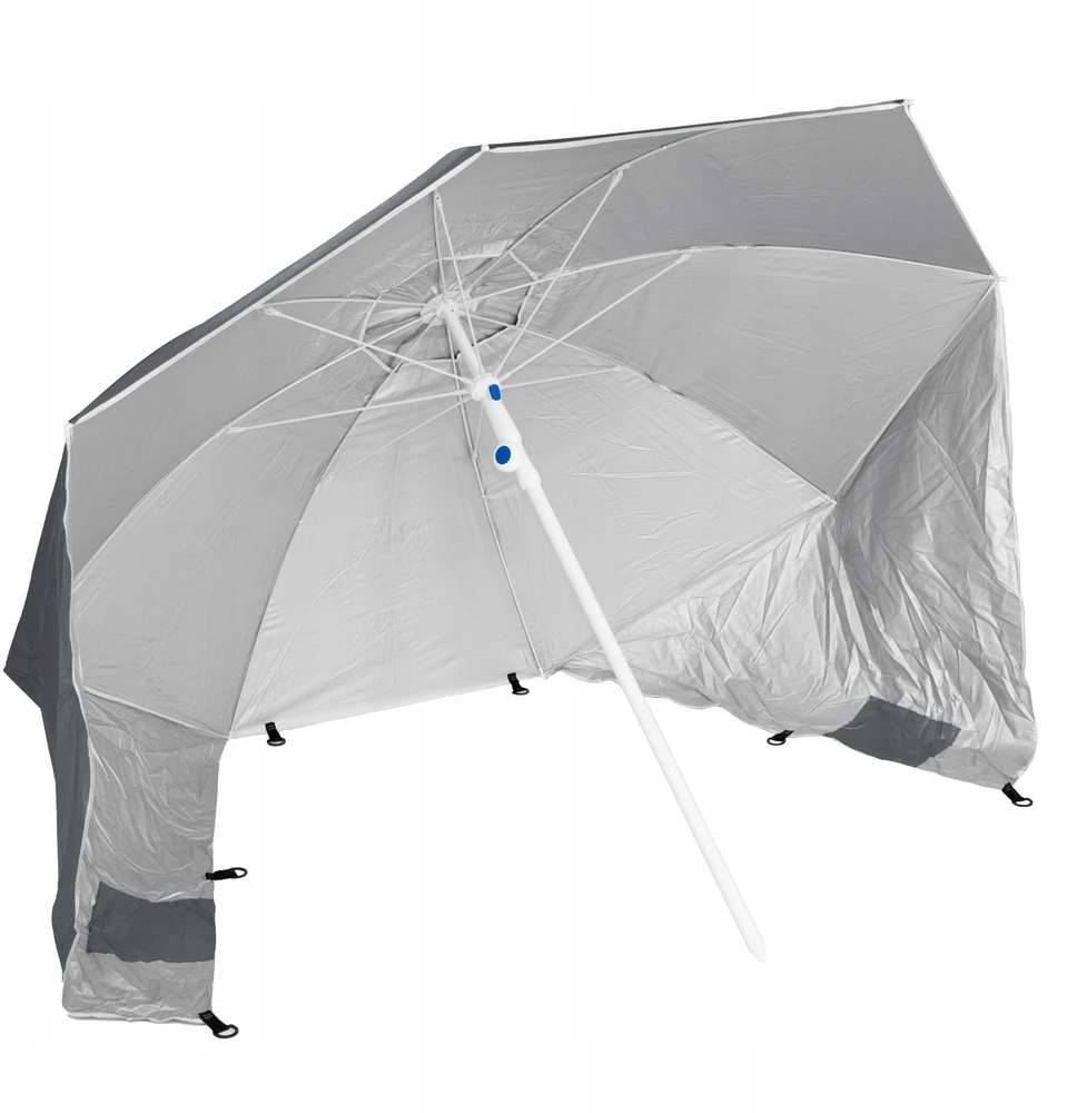 Captain Mike BEACH TENT skėtis su ventiliacija, dangteliu ir UPF50+ UV filtru, 200 cm