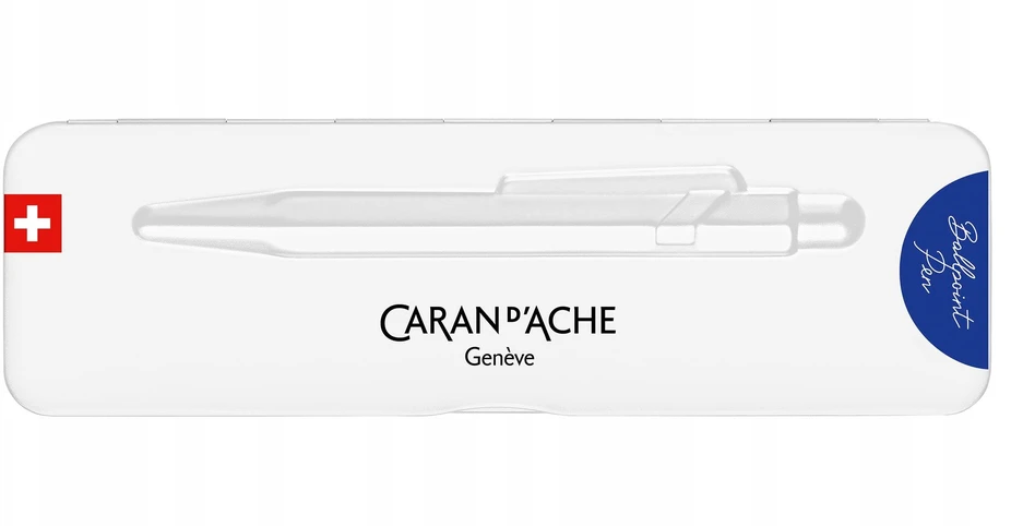 Caran D'ache 849 Colormat-x mėlynas rašiklis