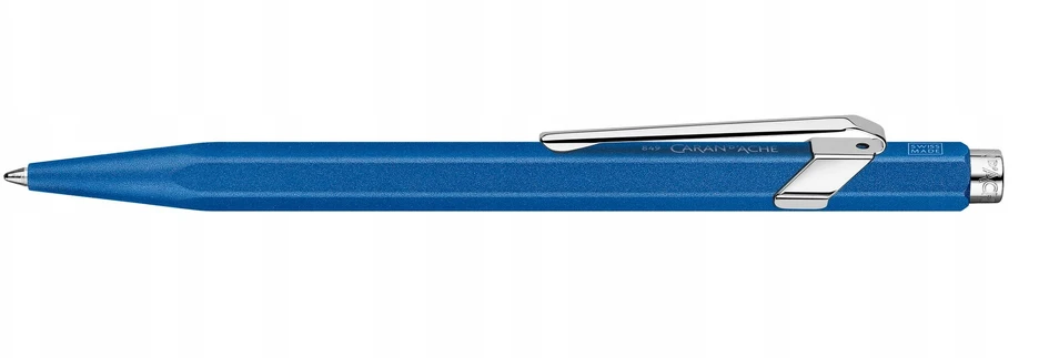 Caran D'ache 849 Colormat-x mėlynas rašiklis