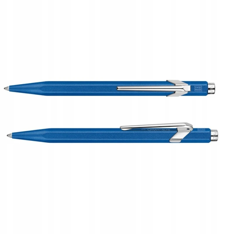 Caran D'ache 849 Colormat-x mėlynas rašiklis