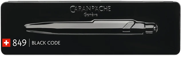 Caran d'Ache 849 Juodas Code tušinukas