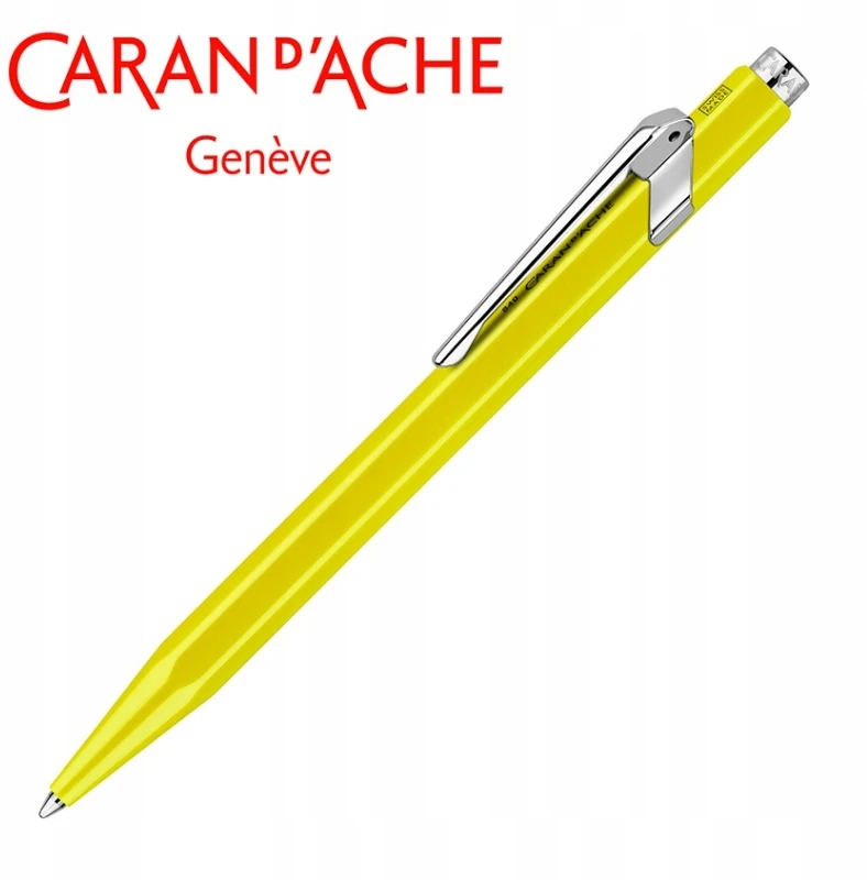 Caran Darche Caran D'ache 849 Line Fluo rašiklis, geltonas