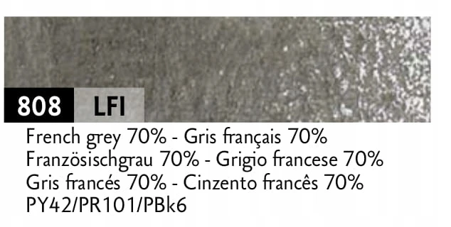 Caran D'ache Luminance 6901 pieštukas 808 French Pilkas