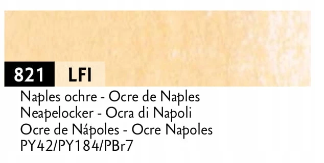 Caran D'ache Luminance 6901 pieštukas, 821 Neapolio Ochra