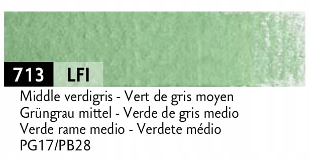 Caran D'ache Luminance 6901 pieštukas, spalva 713 Middle Verdigris