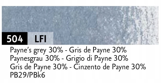 Caran D'ache Luminance pieštukas, 504 Paynes Pilkas