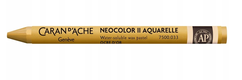Caran D'ache Neocolor Ii akvarelinė kreidelė 033 Golden Ochre