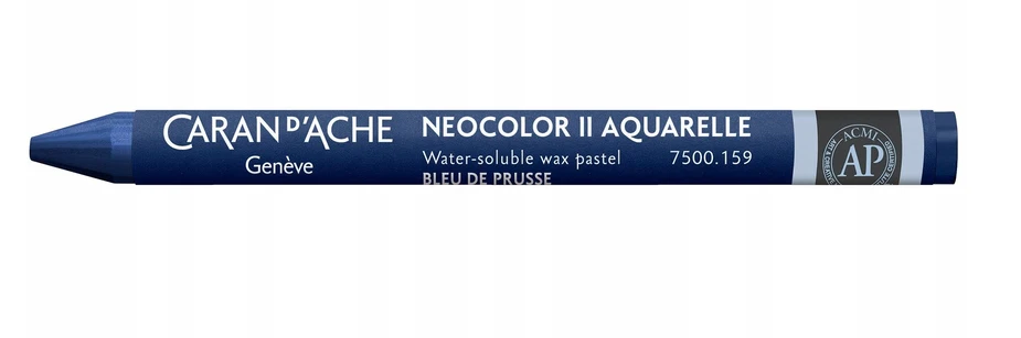 Caran D'ache Neocolor Ii akvareliniai pieštukai 149 Night Mėlyna