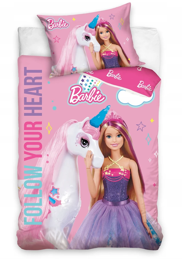 Carbotex BARBIE vienaragio patalynė 100/135