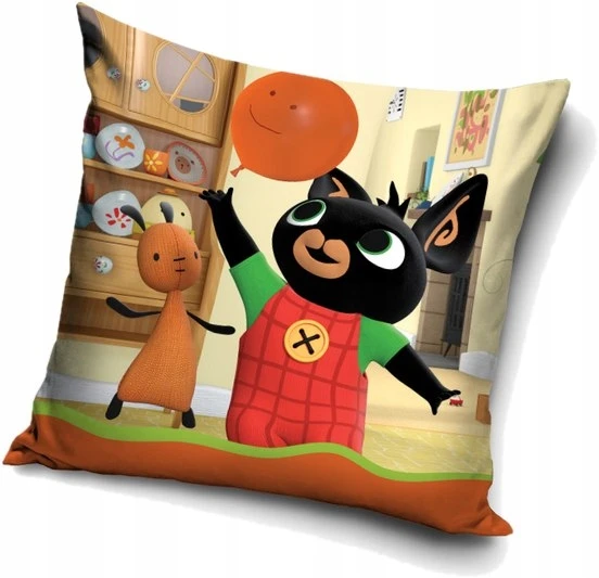 Carbotex Jasiek Rabbit Bing aksominis pagalvės užvalkalas 40x40