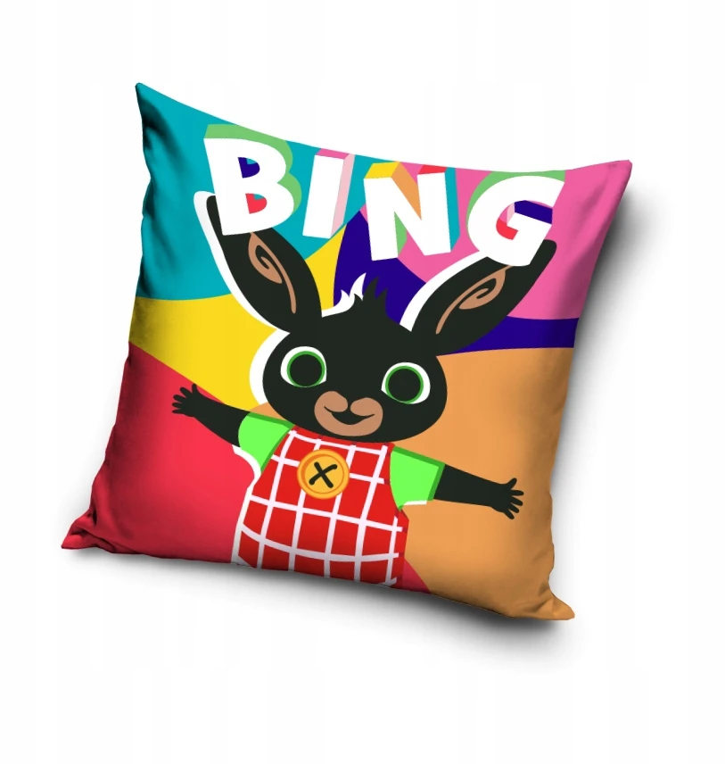 Carbotex KRÓLIK BING POSZEWKA PLUSZOWA WELWET NA PODUSZKĘ JAŚKA 40x40 SULA DZIECIĘCA