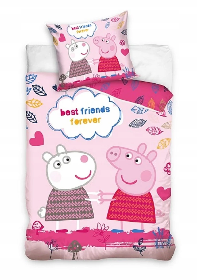 Carbotex Licencijinis Peppa Pig patalynės komplektas 140x200 cm
