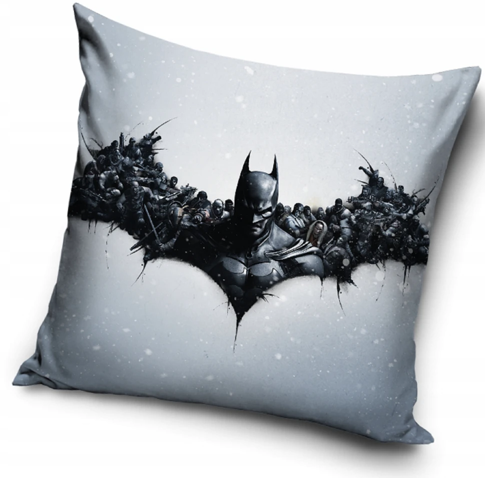 Carbotex PAGALĖS UŽVALGALAS 40X40 BATMAN PILKA DEKORATINIS GOTHAM CITY BAT