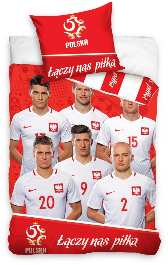 Carbotex Pataliynė su Roberto Lewandowskio atvaizdu, 160x200 cm, 100% medvilnė