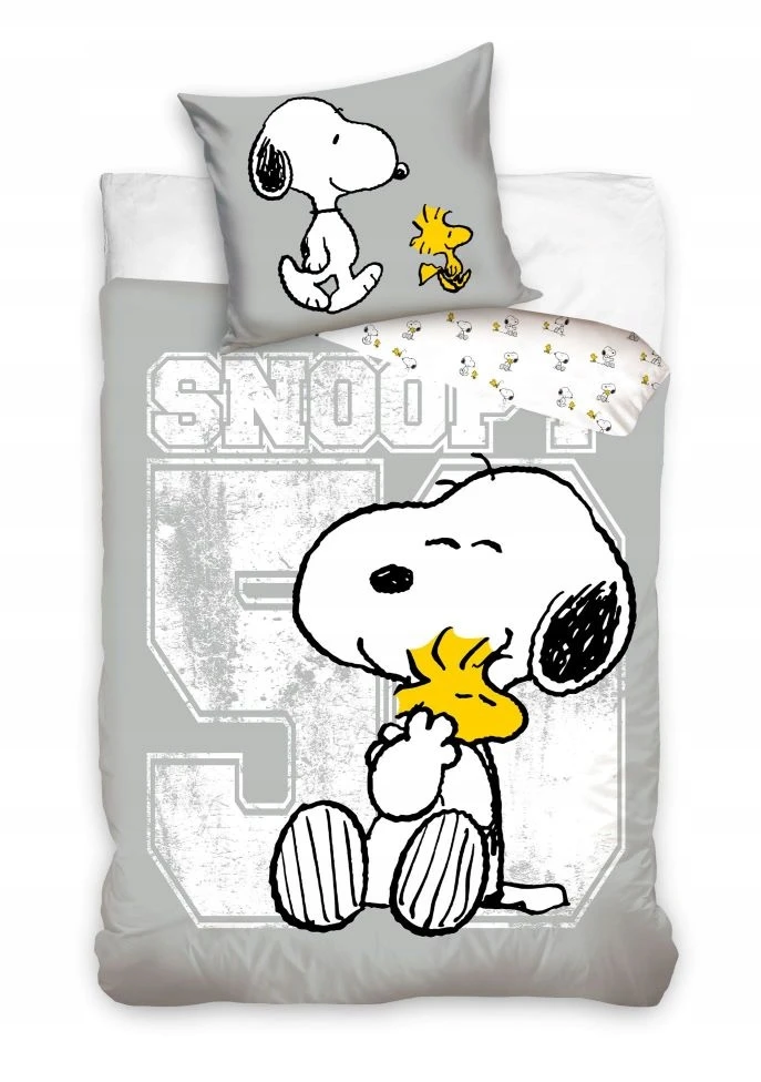 Patalynės komplektas Carbotex Patalynė SNOOPY 140X200 100% BAWEŁNA PIES SNUPI 50x60