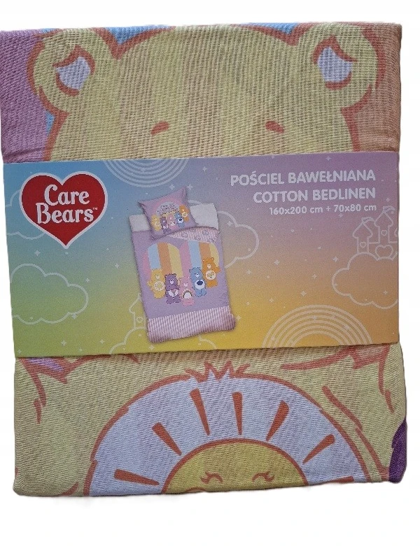 Carbotex Patalynės komplektas "care Bears" 160x200 cm, 100% medvilnė