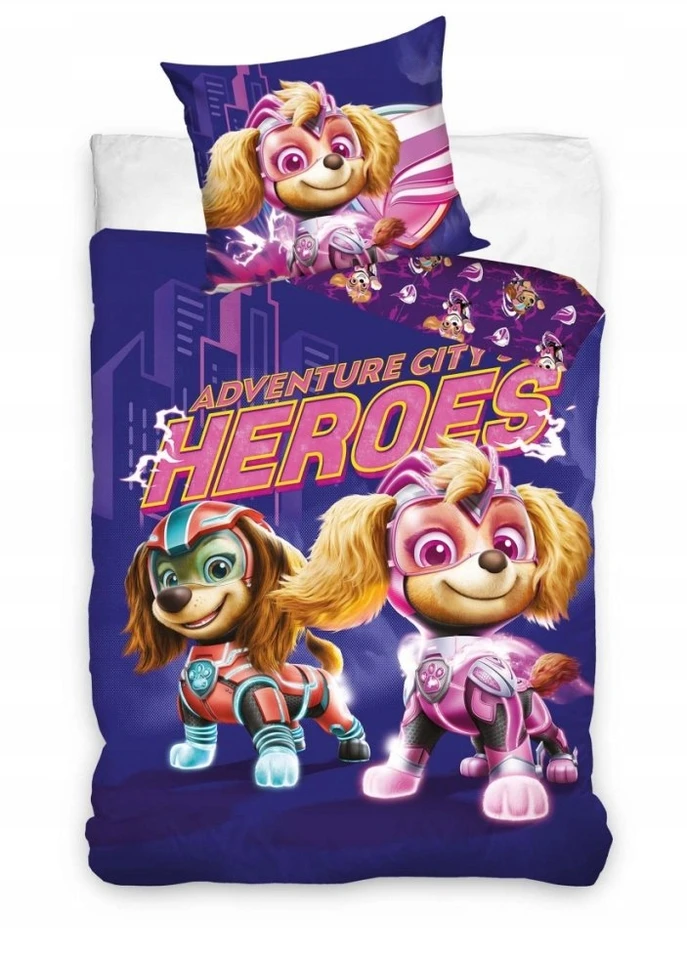 Carbotex PAW PATROL SKYE patalynės komplektas 140x200cm