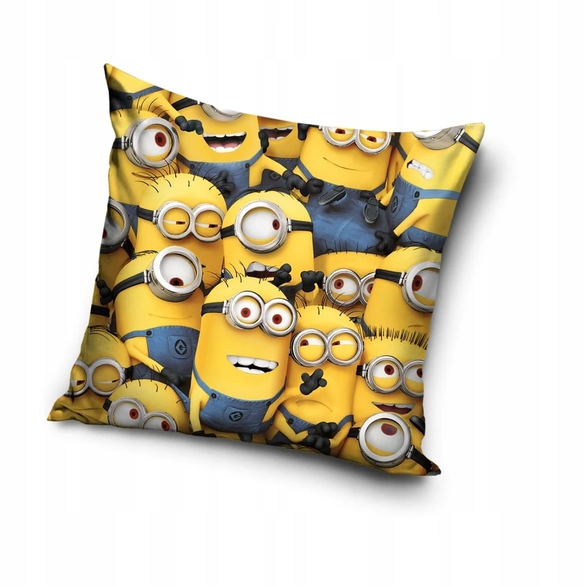 Carbotex Pliušinis dekoratyvinis pagalvės užvalkalas MINIONS 40x40 cm VELVET