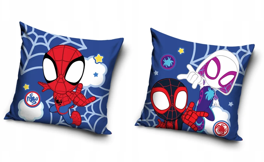 Carbotex POSZEWKA pluszowa dekoracyjna poduszkę SPIDEY 40x40 cm WELWET
