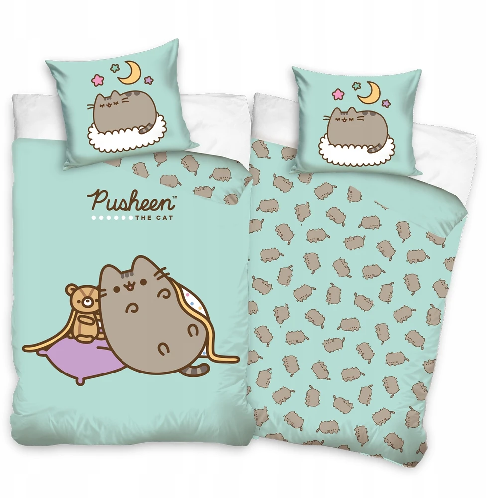 Patalynės komplektas Carbotex PUSHEEN Patalynė PUSHEEN KOT Z MISIEM 160x200