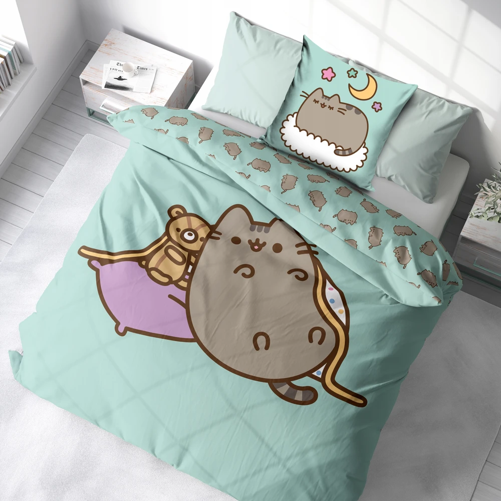 Patalynės komplektas Carbotex PUSHEEN Patalynė PUSHEEN KOT Z MISIEM 160x200
