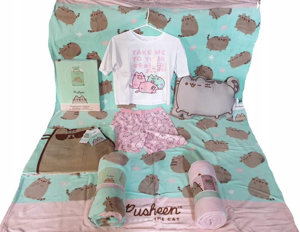 Patalynės komplektas Carbotex PUSHEEN Patalynė PUSHEEN KOT Z MISIEM 160x200