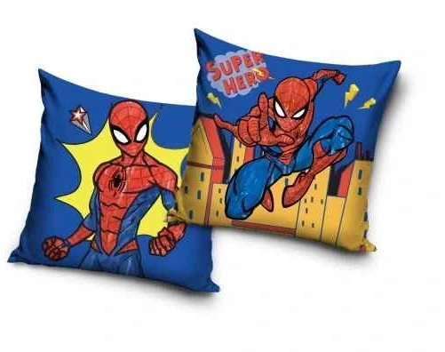 Carbotex SPIDERMAN MARVEL pluszowa welurowa poszewka na poduszkę 40x40