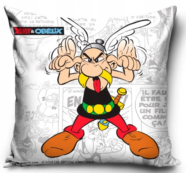 Carbotex Užvalkalas 40x40 cm Asterix Obelix Asteriks Obeliks 100% medvilnė 40 prezent