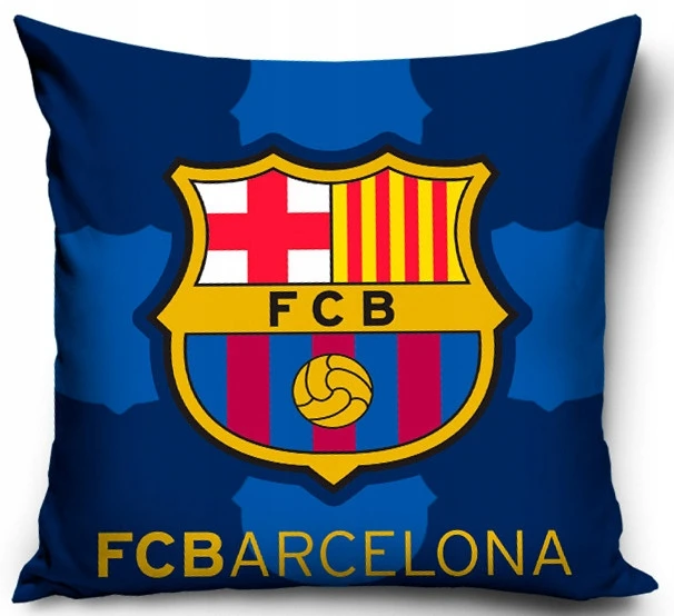 Carbotex Užvalkalas 40x40 cm FCB FC Barcelona Barca Lewandowski Szczęsny Lewy medvilnė