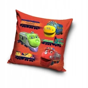 Carbotex Užvalkalas 40x40 cm Stacyjkowo Chuggington Tomek Thomas James Wilson Koko