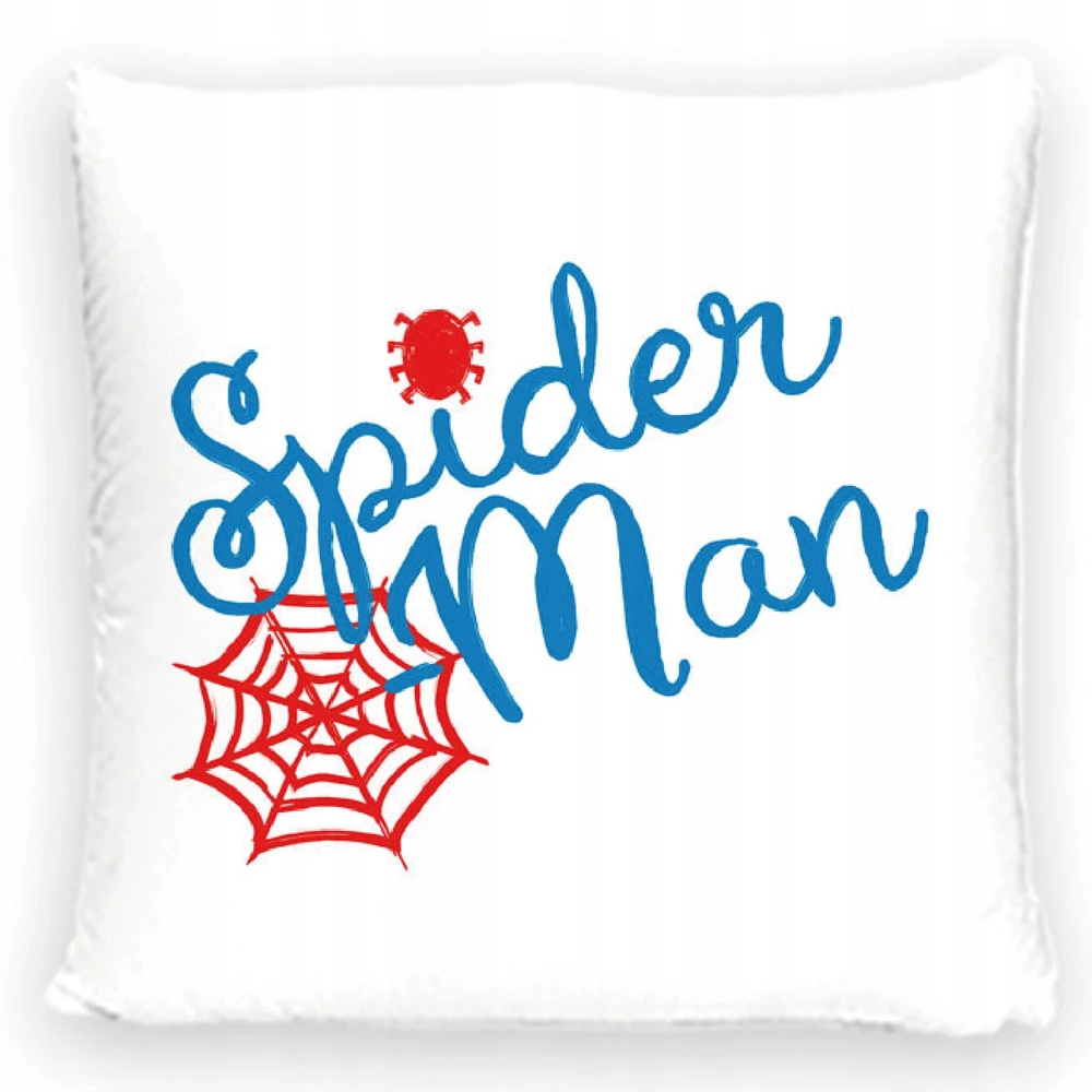 Carbotex Užvalkalas 40x40 dekoracyjna MIĘKKI VELVET dla dziecka Superbohater Spiderman