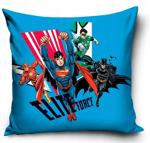 Carbotex Užvalkalas 40x40 Sprawiedliwości Superman Batman The Flash Zielona Latarnia