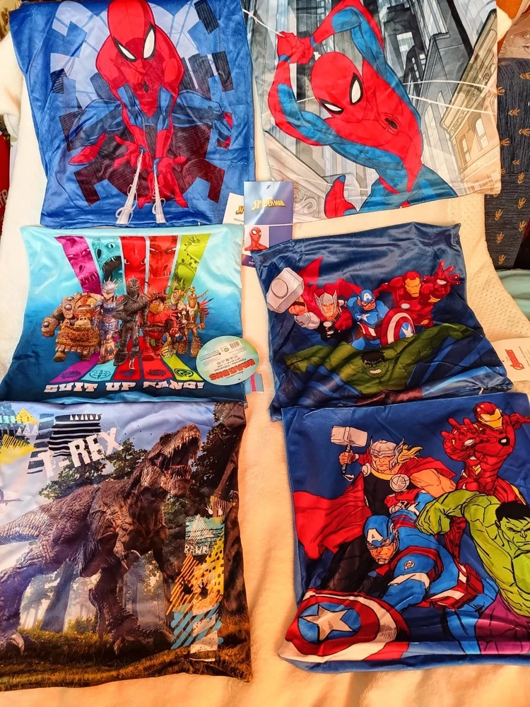 Carbotex Užvalkalas na poduszkę Spiderman Mask 40x40 cm Welurowa