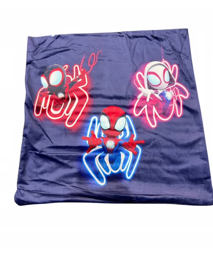 Carbotex Užvalkalas na poduszkę velvet welurowa jaśka jasiek 40x40 spidey spiderman