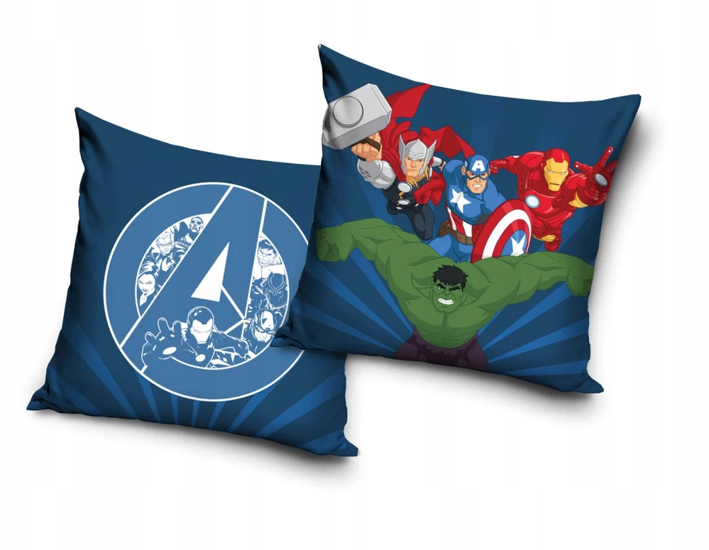 Carbotex Užvalkalas na poduszkę velvet welurowa jaśka jasiek Avengers 40x40