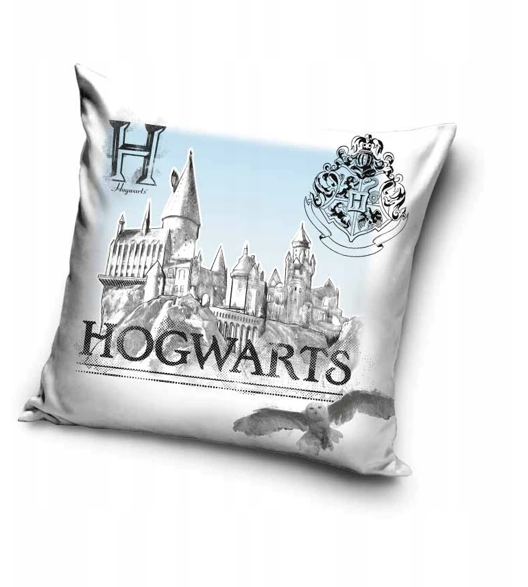 Carbotex Užvalkalas na poduszki Harry Potter Hogwart velvet welur 40 x 40 cm