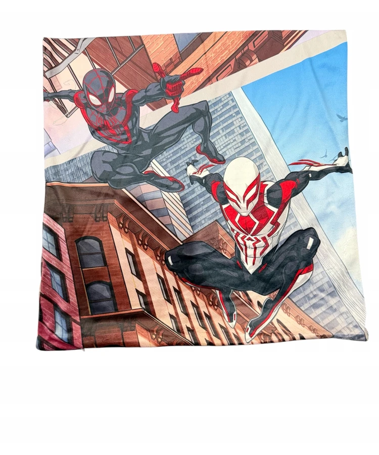 Carbotex Užvalkalas poduszkę velvet welurowa jaśka jasiek 40x40 spiderman spider-man