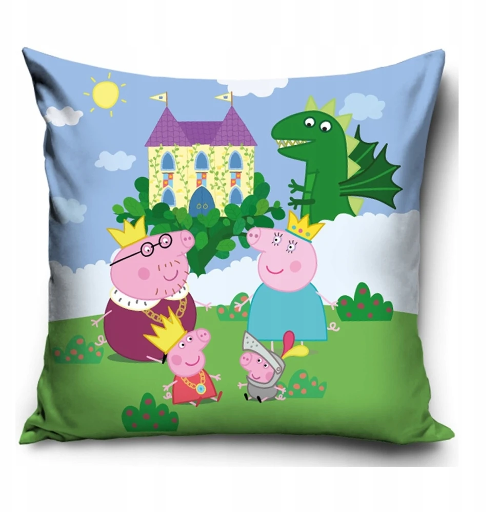 Carbotex Vaikiškas dekoratyvinės pagalvėlės užvalkalas Peppa Pig Storyteller, 40x40 cm