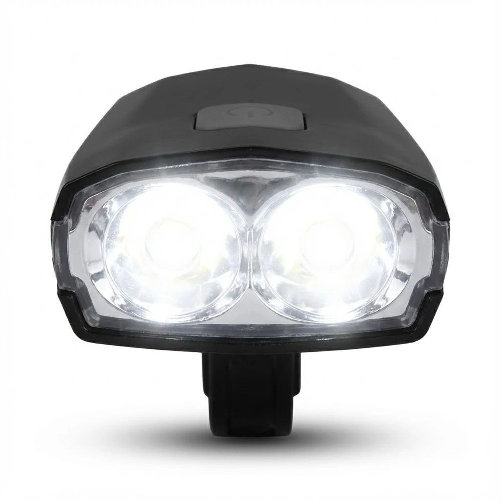 Carcommerce USB Super LED priekinis dviračio žibintas, atsparus vandeniui, galingas dviračiui