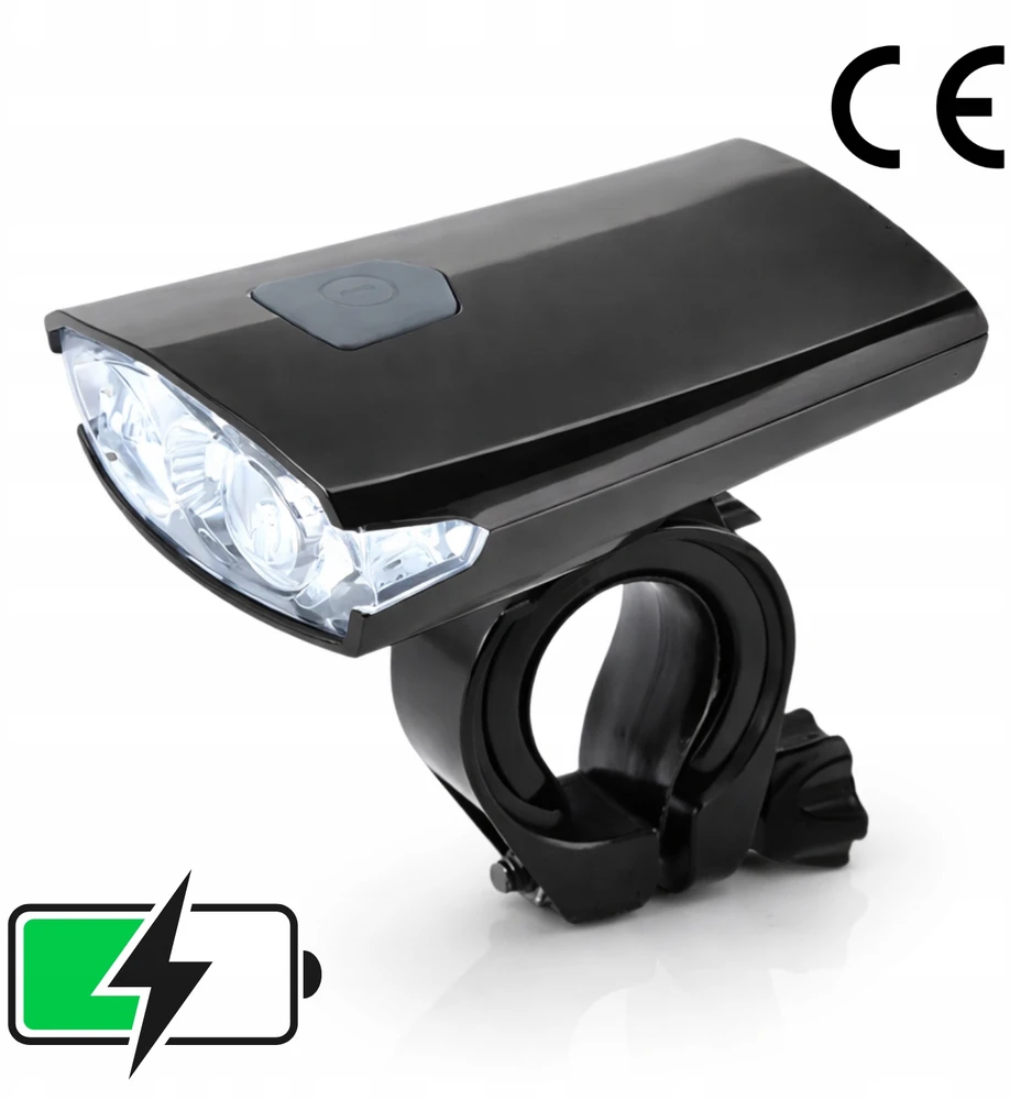 Carcommerce USB Super LED priekinis dviračio žibintas, atsparus vandeniui, galingas dviračiui