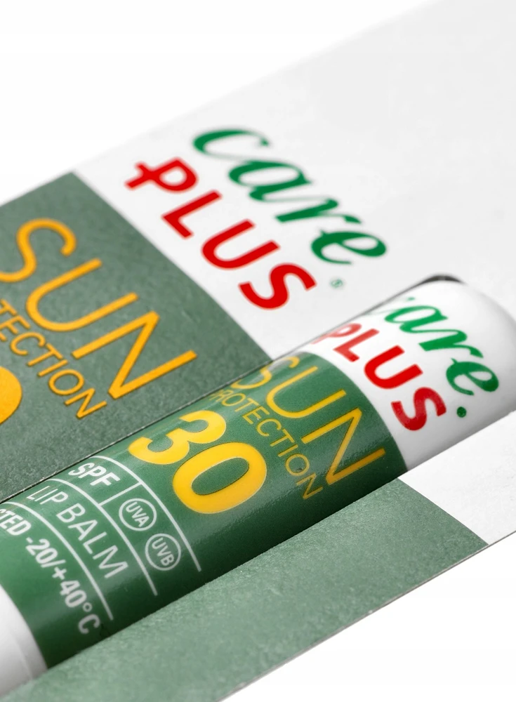 Olandija Care Plus Priemonė CarePlus Apsauga nuo saulės Lūpų balzamas SPF 30+ 4,8g