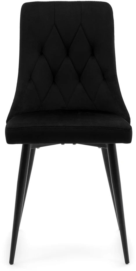 Home Design CAREN Juodas VELVET MINŠTA KĖDĖ