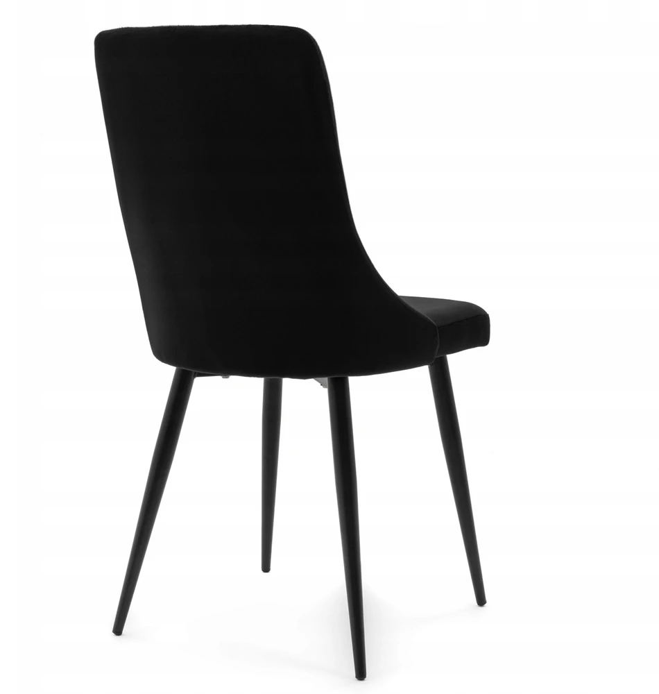 Home Design CAREN Juodas VELVET MINŠTA KĖDĖ