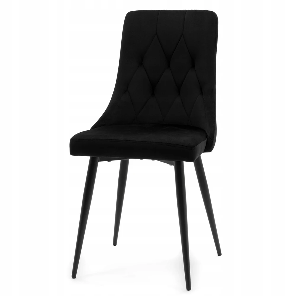 Home Design CAREN Juodas VELVET MINŠTA KĖDĖ