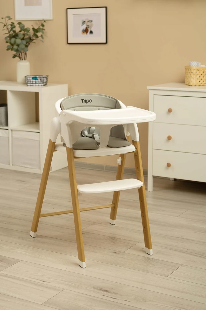Caretero MAITINIMO KĖDUTĖ 3IN1 TRIPLO PILKA