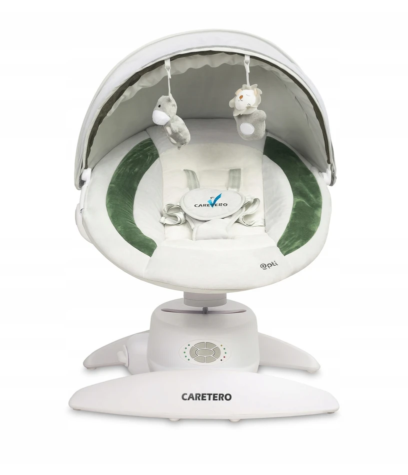 Caretero automatinis elektros sukimo kaba su tinklu nuo uodų, žalia