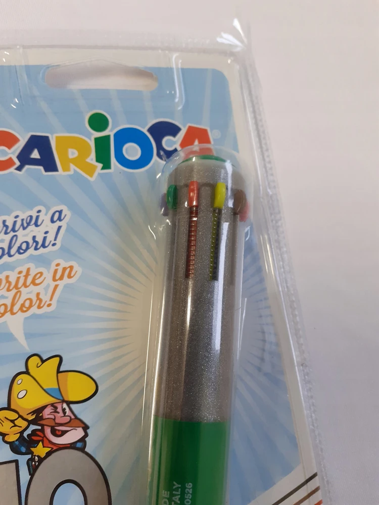Carioca daugiafunkcinis rašiklis su 10 spalvų
